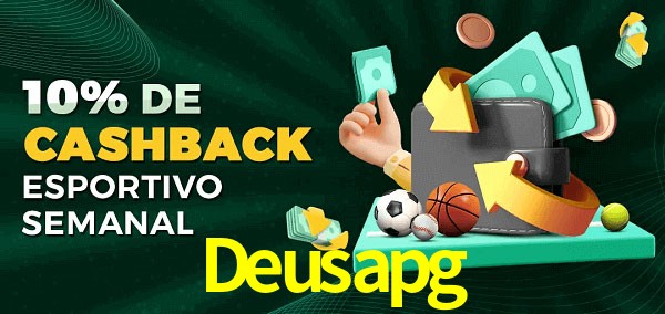 10% de bônus de cashback na Deusapg